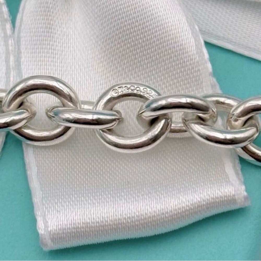 Tiffany & Co. Silver Heart Pendant Necklace - Picture 4 of 5